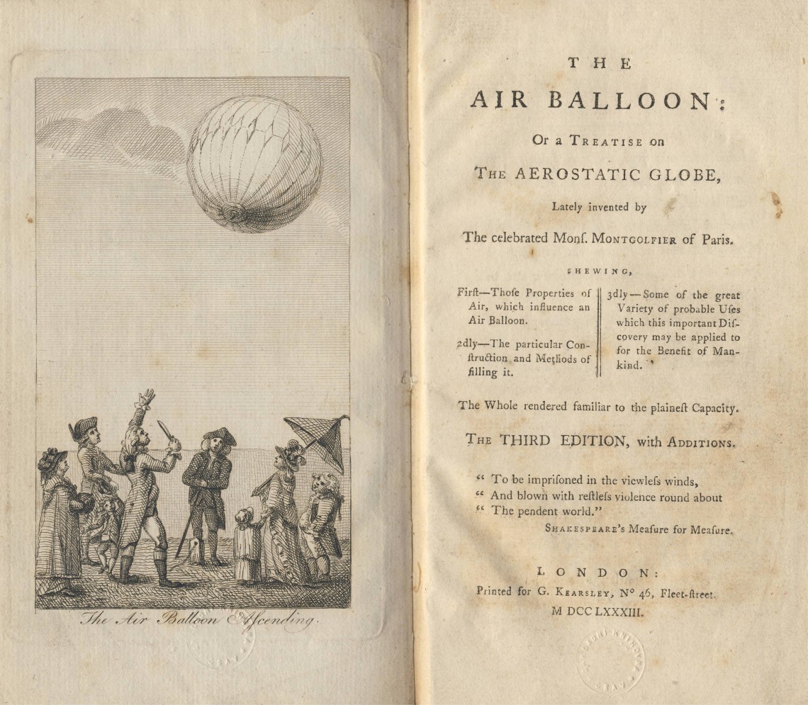 Anglické pojednání o&nbsp;balonech připisované Williamu Cookemu vyšlo v&nbsp;roce 1783 už ve třetím vydání, v&nbsp;roce následujícím se dočkalo vydání dalšího.